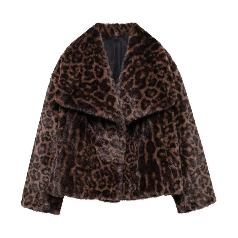 Women’s Plush Faux Fur Winter Coat