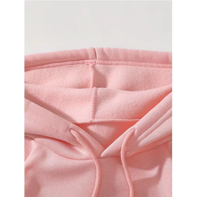 Girls 2000S Cherry Love Long Sleeve Pocket Hoodies Funny Gothic Sweatshirt Women'S Print Casual Hoody Streetwear Y2K Clothes